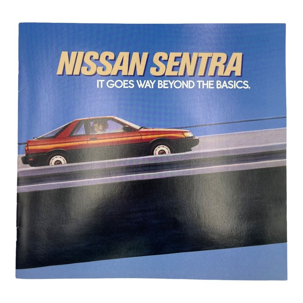 1987 Nissan Sentra and Coupe 20 page Factory Original Car Sales Brochure Catalog